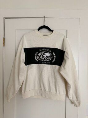 Kith Nelson Rugby Crewneck Cream - Size M